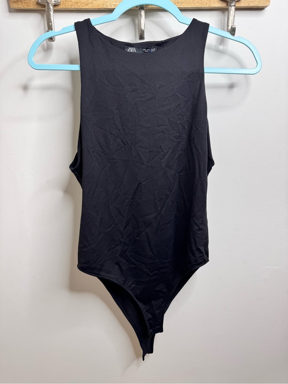 ZARA Black Sleeveless  One-Piece Bodysuit - Picture 2 of 5